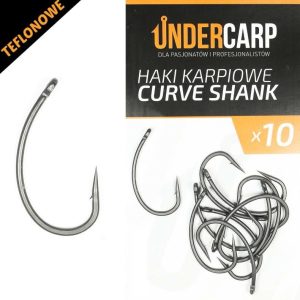 Under Carp Teflonowe haki karpiowe CURVE SHANK 6 Under Carp UC20 - obrazek 1