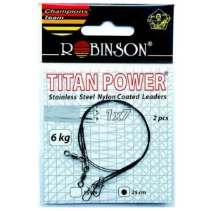 Przypony stalowe 25cm/9kg, 2szt. - obrazek 1