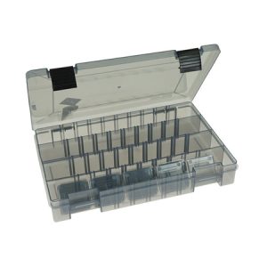 Pudełko z regulowanymi przegródkami, antracytowe 26,5 x 17,5 x 4cm - obrazek 1