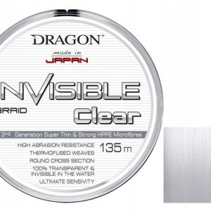 Dragon Invisible CLEAR 0,08mm 6,2kg 135m Biała Plecionka Spinningowa Dragon PDF-41-10-308 - obrazek 1