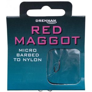 Gotowe Przypony Drennan RED MAGGOT hak 16 0,14mm 30cm 8szt - obrazek 1