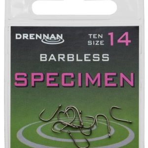 SPECIMEN BARBLESS BEZ Haczyki Drennan 10szt. Nr4 - obrazek 1