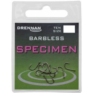 SPECIMEN BARBLESS BEZ Haczyki Drennan 10szt. - obrazek 1