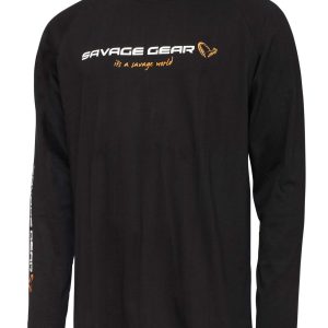 Signature Logo Ls T-Shirt Xxl B Caviar - obrazek 1