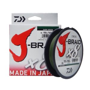 Plecionka Daiwa J-Braid X8 Dark Green 0,10 150m 6,0kg - obrazek 1