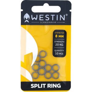 Westin SPLIT RING Ø5MM BLACK NICKEL 8kg 10szt kółka łącznikowe Westin T76-215-187 - obrazek 1