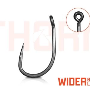 Haczyki Karpiowe Delphin THORN Wider rozm 4 11szt (bezzadziorowe) - obrazek 1