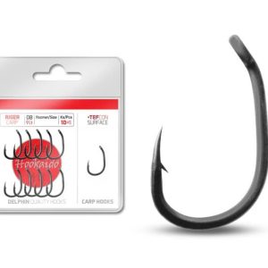 Haczyki Karpiowe Deplhin rozm 4 11szt (zadziorowe) - obrazek 1