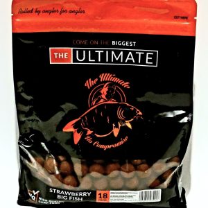 Ultimate Products Strawberry Big Fish 30mm 1kg Kulki zanętowe - obrazek 1