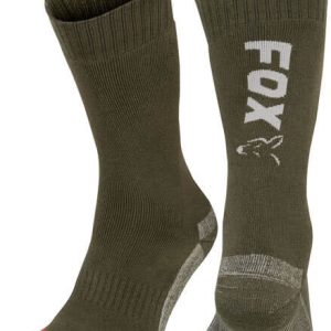 Fox Green / Silver Thermolite long sock 10 - 13 (Eu 44-47) - obrazek 1