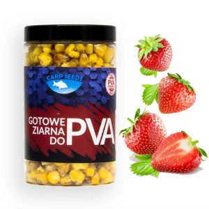 Carp Seeds kukurydza do PVA Truskawka słoik 400ml - obrazek 1