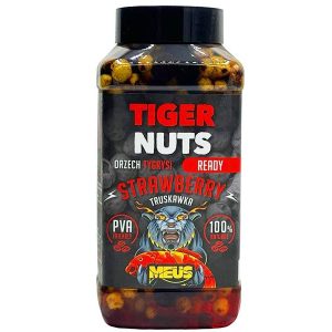 Ziarna Zanętowe Naturalne Orzech Tygrysi Truskawka gotowy - obrazek 1
