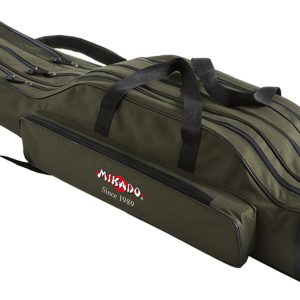 POKROWIEC NA WĘDKI - WĘDK. 3 KOMOROWY 140cm USZTYWNIANY - ZIELONY - op.1szt. - obrazek 1